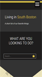 Mobile Screenshot of livinginsouthboston.com